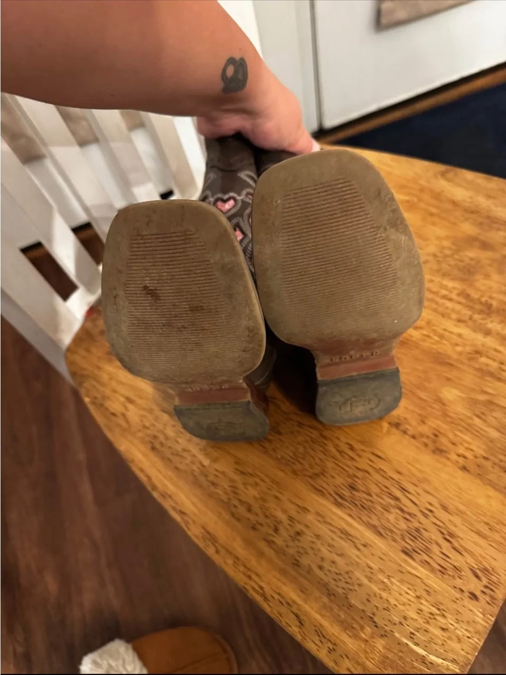 Roper Tan and Brown Kids' Western Boot